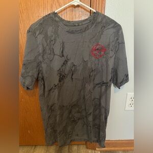 Men’s Nike LG basketball logo stitched short sleeve T-shirt grey tie-dye look